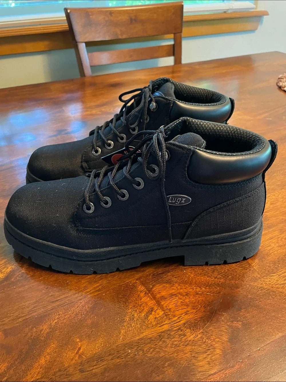 NY LUGZ Co Drifter Ripstop Chukka Boot, Men’s 9.5, Black